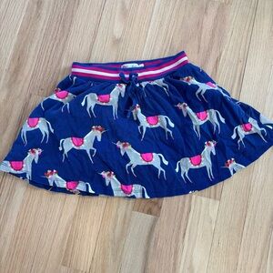 Mini Boden Unicorn Skort, Sz 6-7